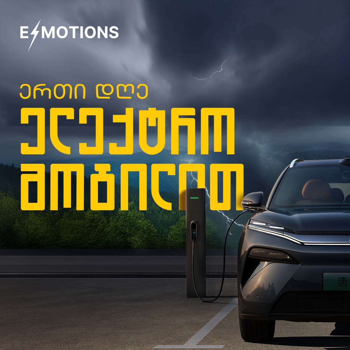 E-Motions Georgia - ელექტრო მანქანით ერთი დღე სარეცხ სადგურთან